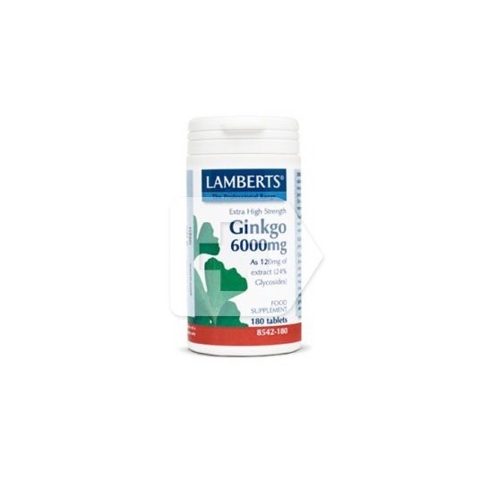 Lamberts Ginkgo Time Release Extra High Strenght 6000 mg 180 comp