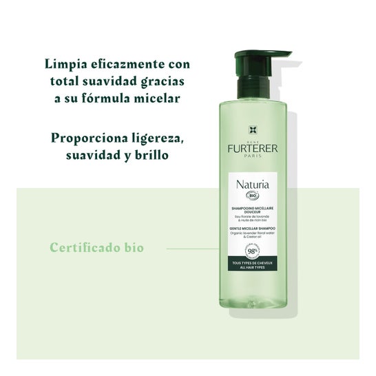 René Furterer Naturia Champú Micelar Suave 400ml