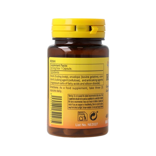 Nature Essential Reishi Micelio 400mg 50caps