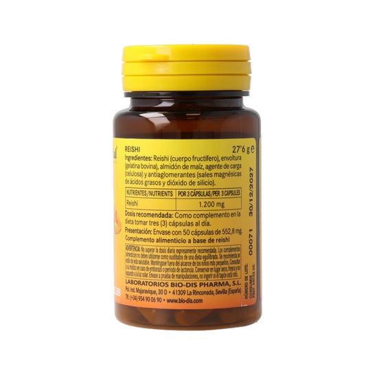 Nature Essential Reishi Micelio 400mg 50caps
