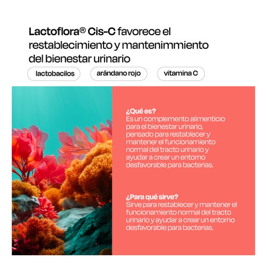 Lactoflora Cis-C Probiótico Bienestar Urinario 15 caps