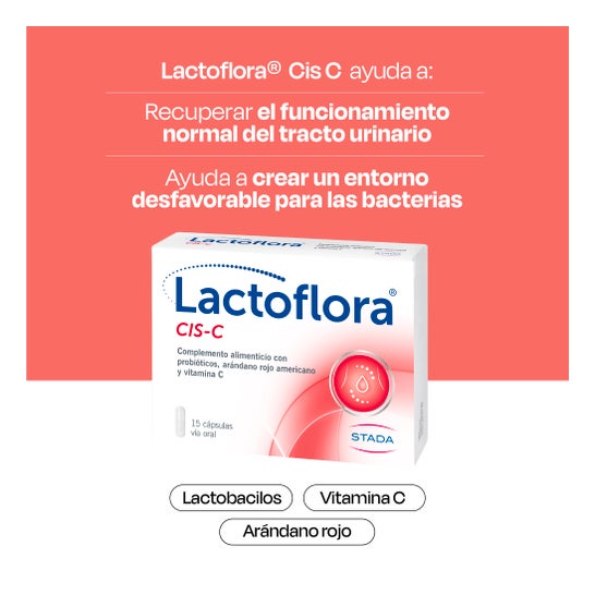 Lactoflora Cis-C Probiótico Bienestar Urinario 15 caps