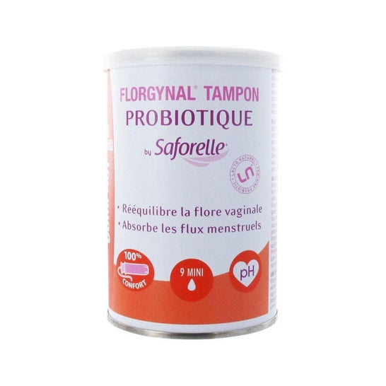 Saforelle Florgynal Tampon Probiotique Mini 9uds
