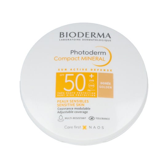 Bioderma Photoderm Compact Mineral Spf50+ Tono Dorado 10 g