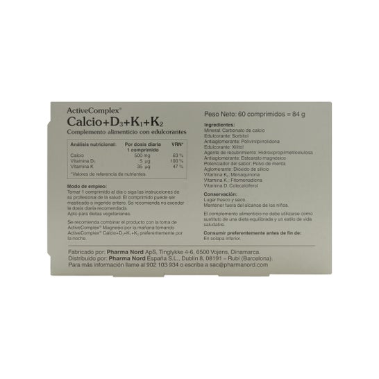 Calcio ActiveComplex™ D3+ K 60comp