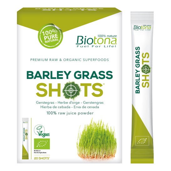 Biotona Barley Grass Raw Shots Bio 20uds
