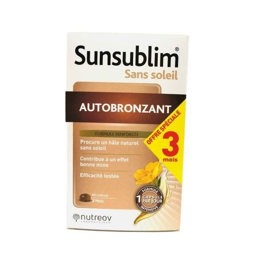Nutreov Sunsublim Autobronceador Ultra 3uds de28caps