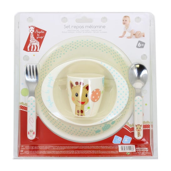 Sophie la Girafe Red Lunch Set