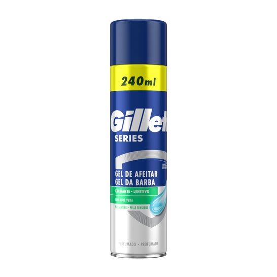 Gillette Serie Gillette Gel da barba all'aloe vera sensibile 240ml