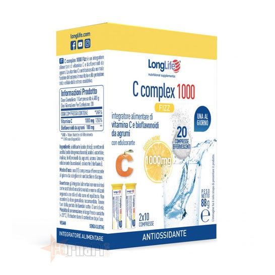Longlife C Complex 1000 Efervescente 20comp
