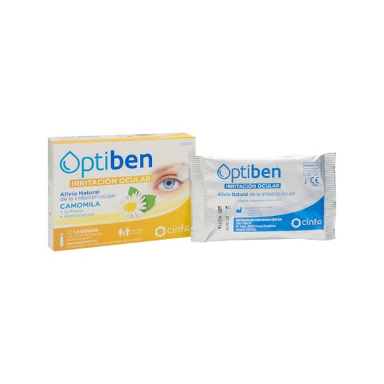 Optiben irritated eyes 10 single doses