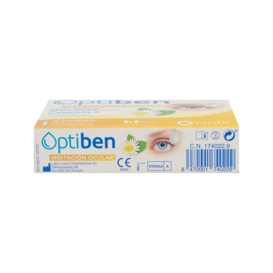 Optiben ojos irritados 10 monodosis