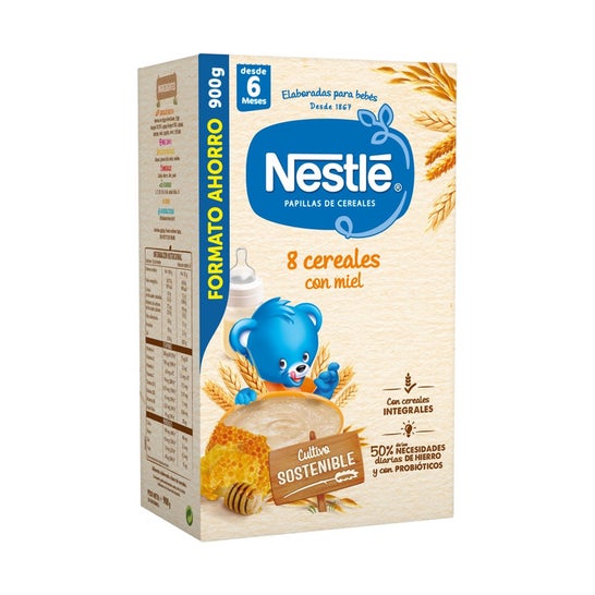 Nestlé 8 Cereales con Miel 900g