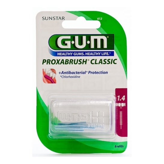 Gum Proxabrush Classic Cylindrical Refill 8 pcs