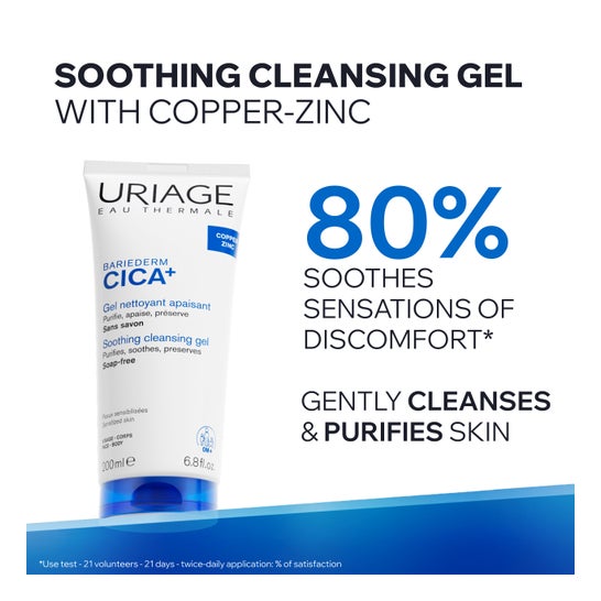 Uriage Bariéderm CICA Gel Limpiador Anti-irritaciones 200 ml