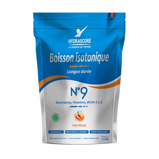 Hydrascore N°9 Té Durazno Bebida Energética Bcaa 1.200g
