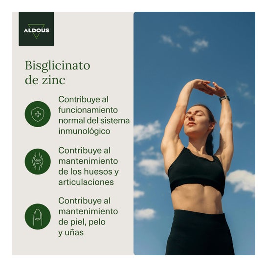 Aldous Bio Bisglicinato de Zinc 25mg 500comp