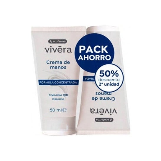 Vivera Pack Crema de Manos Concentrada 2x50ml