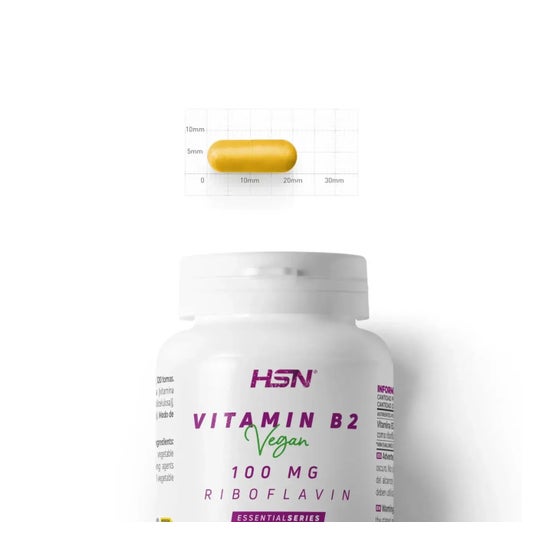 HSN Vitamina B2 Riboflavina 100 mg 120 vcaps