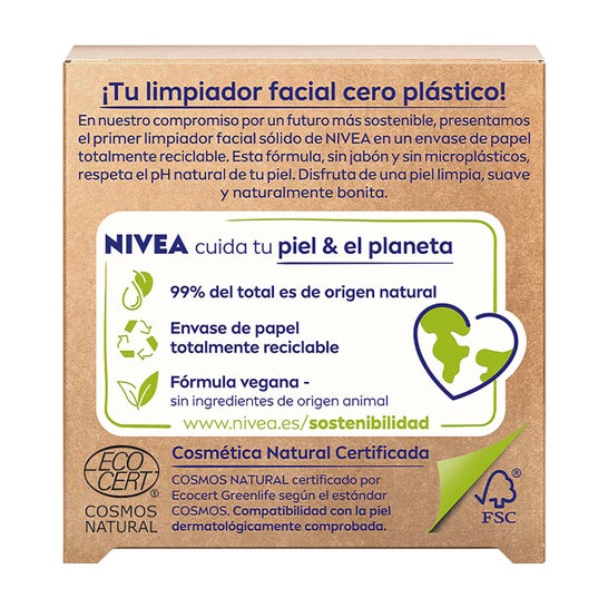 Nivea Naturally Good Limpiador Facial Piel Radiante 75g