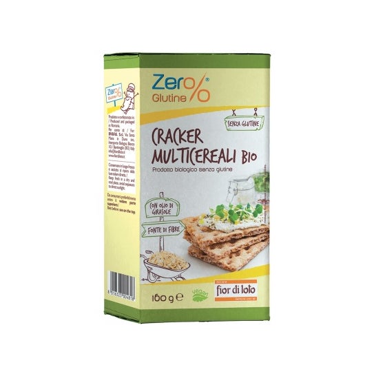 Fior di Loto Zero % Glutine Cracker Multicereales 160g