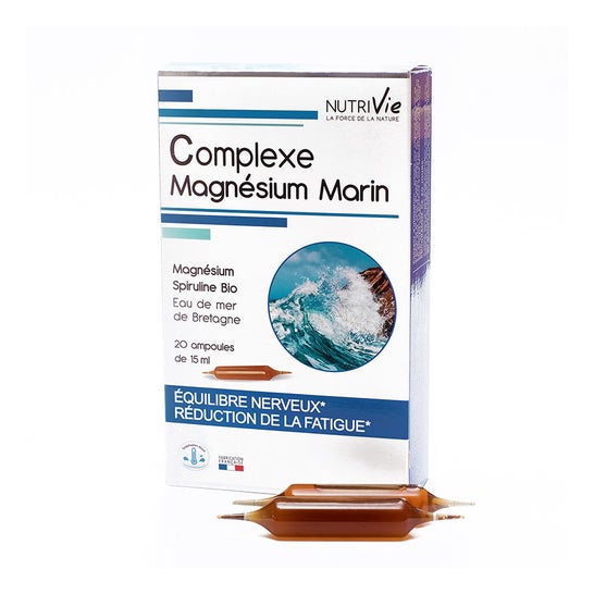 Nutrivie Ampollas Complejo Magnesio Marino 20x15ml