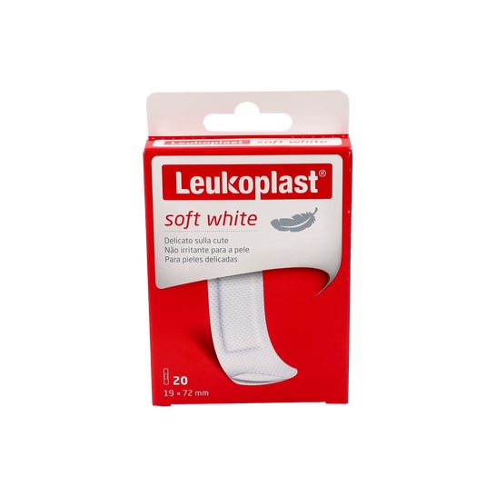 Leukoplast Soft White 72x19cm 20 tiras