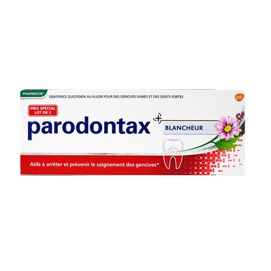 Periodontax Pasta de dientes blanqueadora 75 ml lote de 2