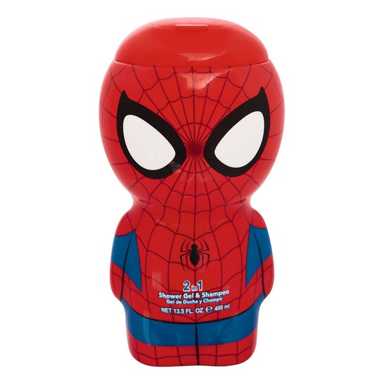 Marvel Spiderman Gel Doccia Corpo Capelli 2D Bambini 400ml