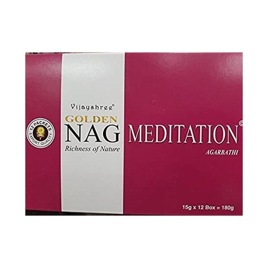 Nag Champa Incense Golden Red 12x15g