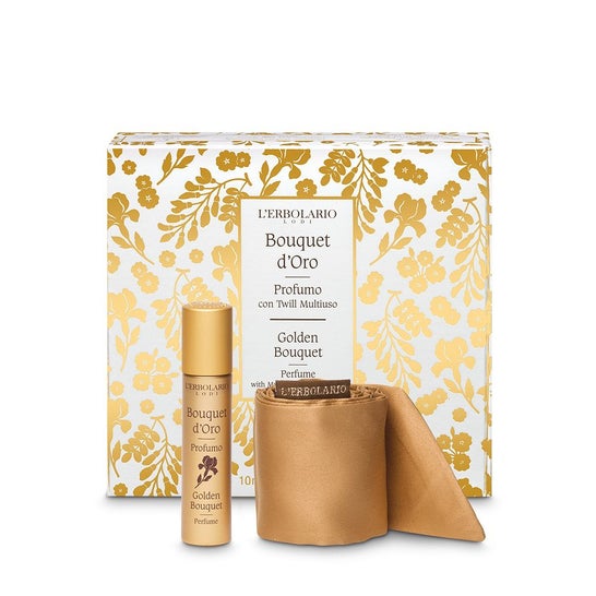 L'Erbolario Bouquet d'Oro Pack Perfume con Twill Dorado