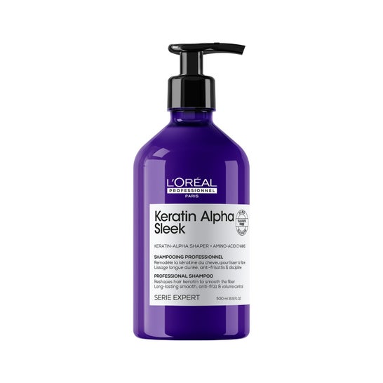 L'Oréal Keratin Alpha Sleek Champú 500 ml