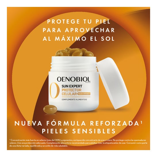 Oenobiol Sun Expert Protector Celular Pieles Sensibles 30 caps