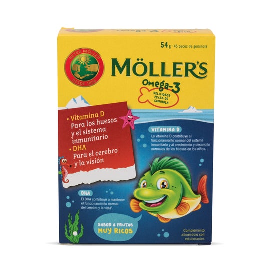 Moller's Omega 3 45 gummy fishes