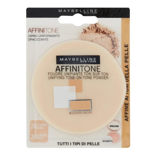Maybelline Affinitone Polvo Unificante Nro 24 Golden Beige 9g