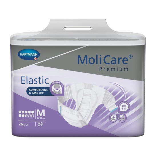 MoliCare Premium Elastic Pañal 8 Drops Talla M 26uds