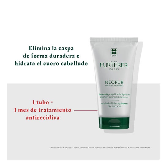 René Furterer Neopur Champú Equilibrante Anticaspa Caspa Seca 150 ml