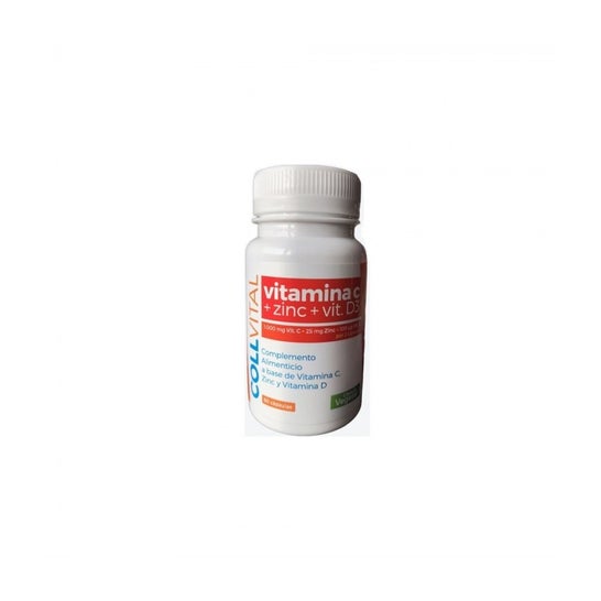 Collvital Vitaminas C D3 y Zinc 60caps