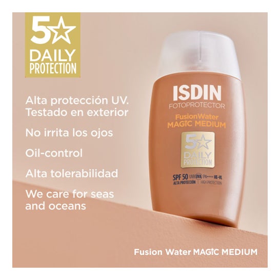 ISDIN Fotoprotector Fusion Water Magic Medium SPF50 50 ml