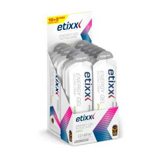 Etixx Isotonic Drink Energy Gel Apple 12 U X 60ml
