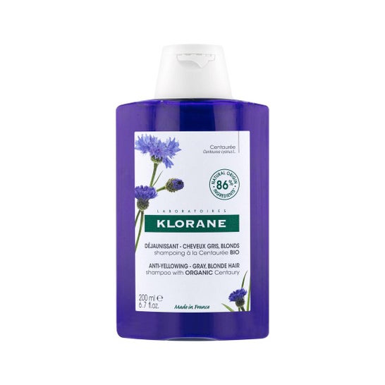 Klorane Centaurea Anti-Yellowing Shampoo Bio 200ml