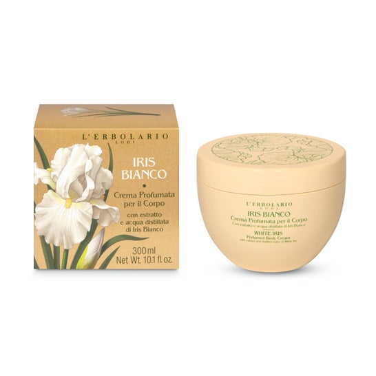 L'Erbolario Weißer Iris Parfümierte Körpercreme 300 ml