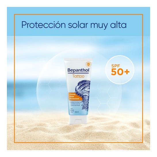 Bepanthol Tattoo Crema Solar Protectora SPF50+ 50ml