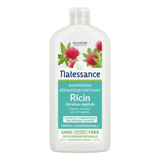 Natessance Repair Shampoo Aceite de Ricina y Kratine Vgtale 500ml