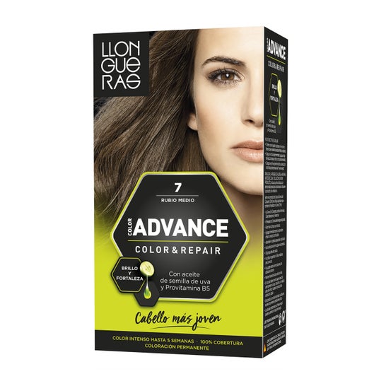 Llongueras Color Advance Hair Dye N7 Biondo Medio1ud