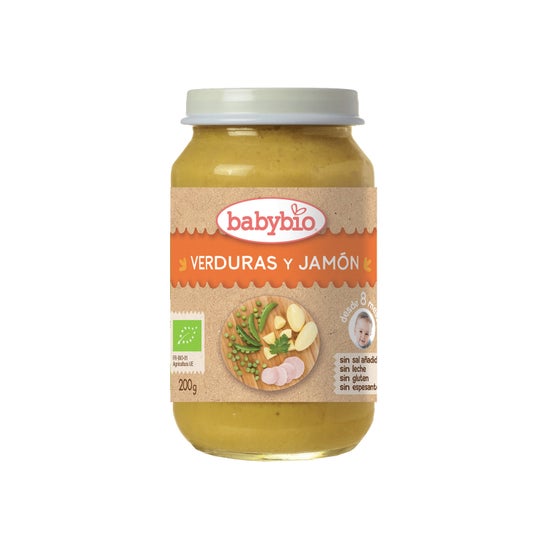 Babybio Menú jamón vegetales (200g) - Alimentación del bebé