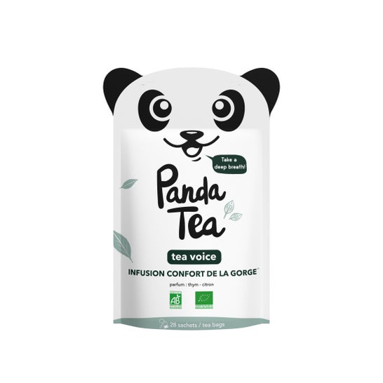 Panda Tea - Tea Voice - Infusion Confort de la Gorge - BIO - 28