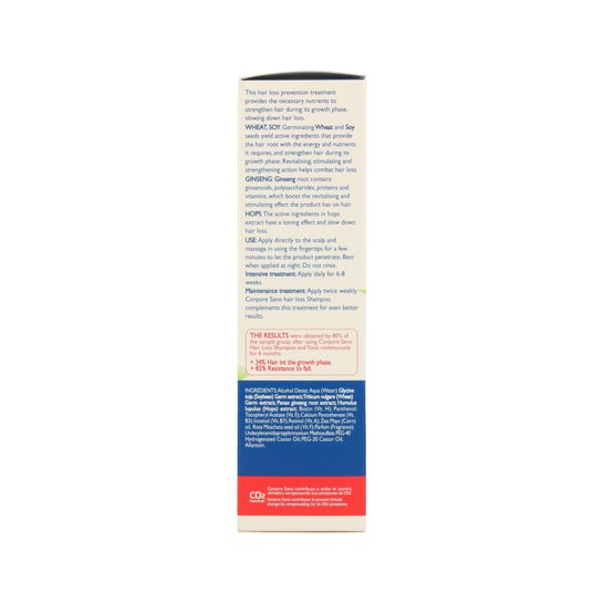 Corpore Sano Locion Soja Cereales y ginseng Anticaida 150 ml