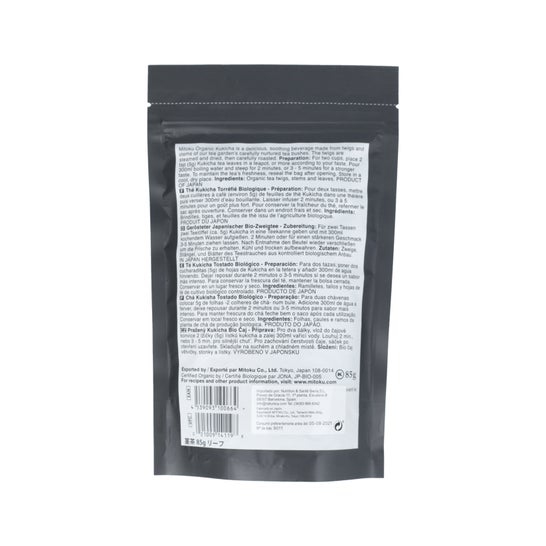 Mitoku Té 3 Años Kukicha Bio 85 g