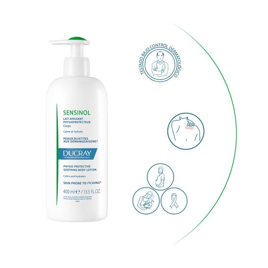 Ducray Sensinol Leche Corporal Calmante Fisioprotectora 400 ml